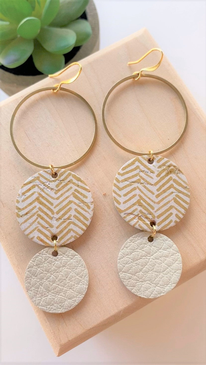 Forest Dangle Hoops