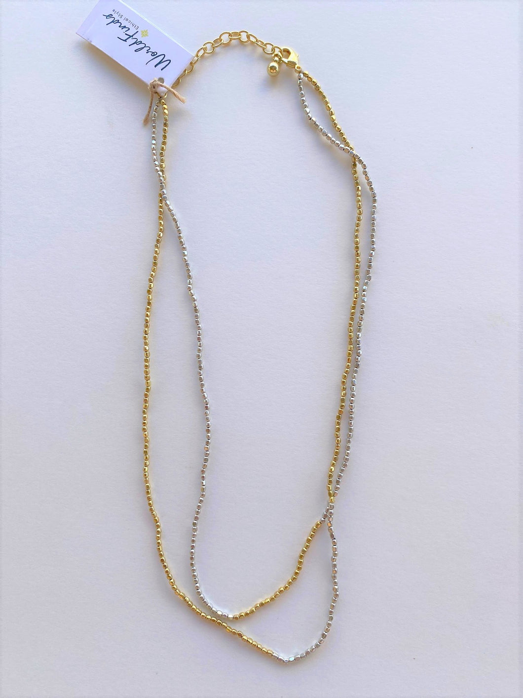 Paired Metallics Necklace